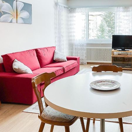 Zentrale Wohnung In St. Moritz Mit Grossem Balkon Zewnętrze zdjęcie